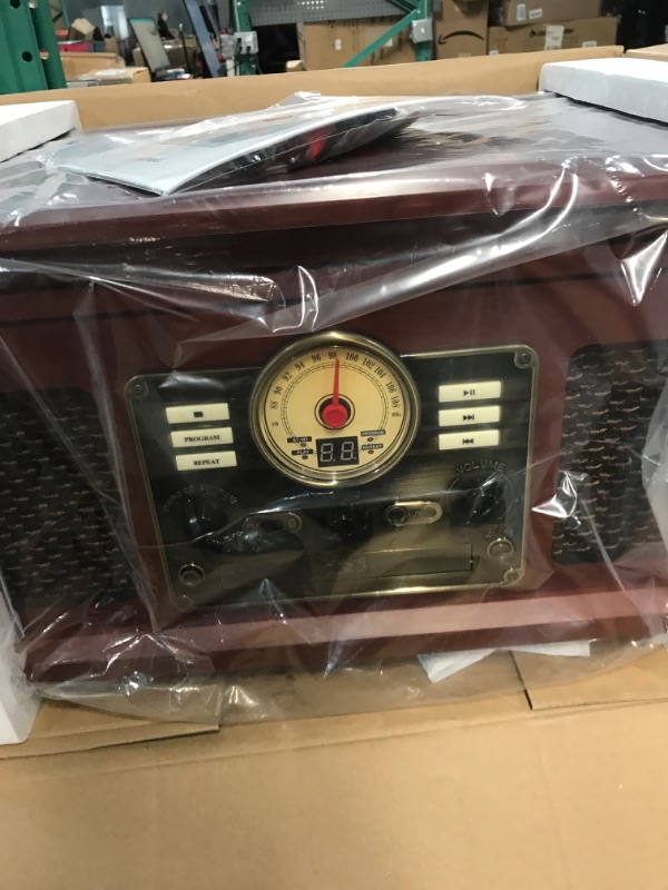 Photo 1 of Victrola Nostalgic 6-in-1 Bluetooth Record Player & Multimedia Center 