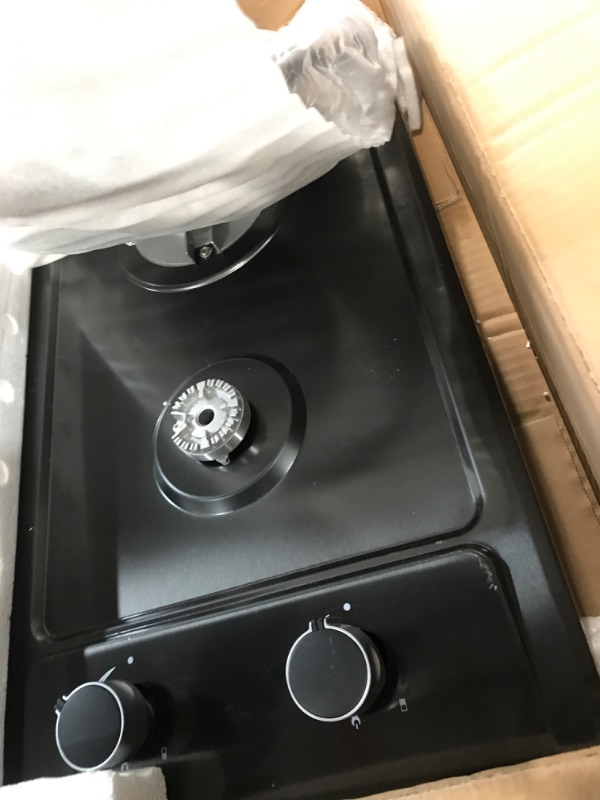 Photo 2 of 12" Gas Cooktops, 2 Burner Drop-in Propane/Natural Gas Cooker, 