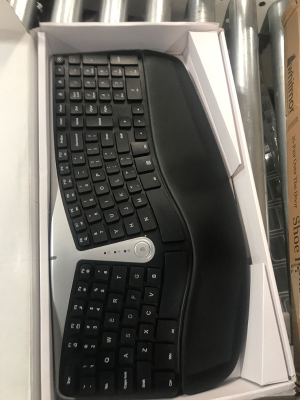 Photo 4 of Nulea Wireless Ergonomic Keyboard, 2.4G Split Keyboard with Cushioned Wrist 