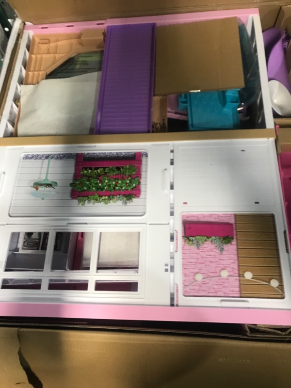 Photo 4 of Barbie Dreamhouse, Doll House Playset 15.5 x 49.2 x 47.2 inches