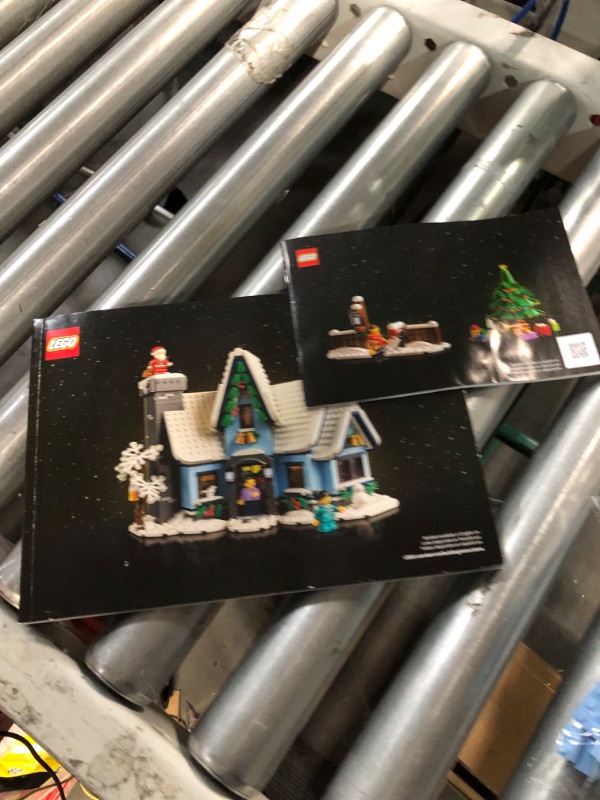 Photo 2 of LEGO Icons Santa’s Visit 10293 Christmas House Model Building Set for Adults and Families