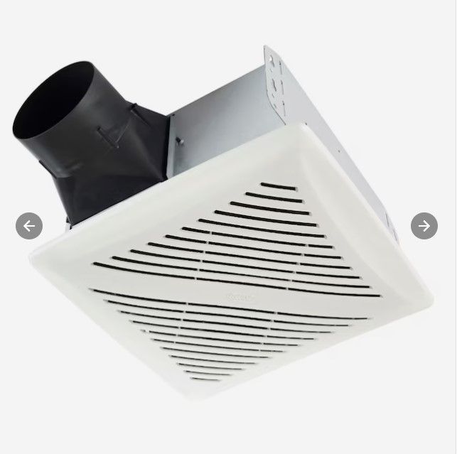 Photo 1 of (READ NOTES) Broan InVent Series 2-Sone 80-CFM White Bathroom Fan

