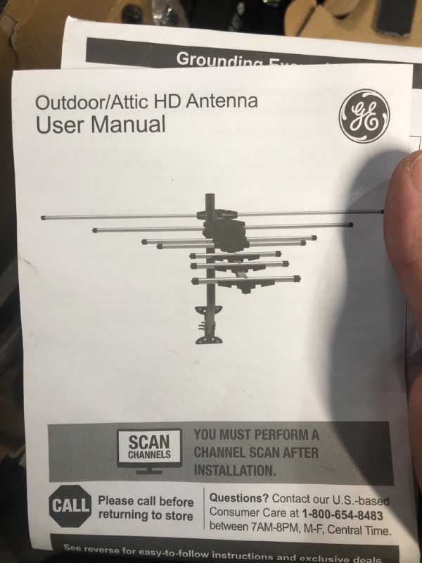 Photo 3 of (READ NOTES) GE Outdoor Bar Directional Indoor Hd; Uhf; Vhf TV Antenna
