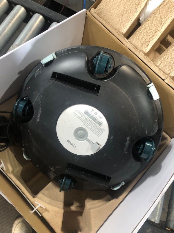 Photo 4 of (READ NOTES) Lydsto Cordless Robotic Pool Cleaner - Automatic Pool Vacuum for Above Pools - Built-in Water Sensor Technology - Dual-Drive Motors Lasts 60 Mins Perfect for Flat Swimming Pools up to 35 Feet