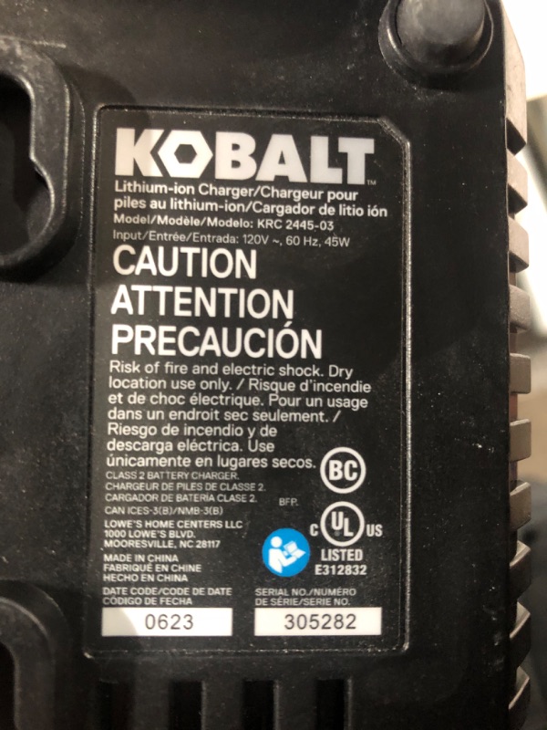 Photo 3 of (READ NOTES) Kobalt 2.11-Gallon Plastic 24-volt Battery Operated Handheld Sprayer
