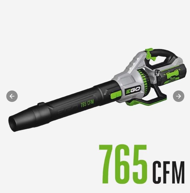 Photo 1 of (READ NOTES) EGO POWER+ 56-volt 765-CFM 200-MPH Battery Handheld Leaf Blower 5 Ah (Battery and Charger Included)
