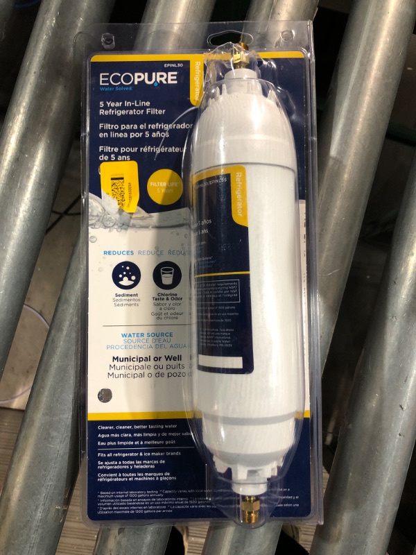 Photo 2 of Ecopure 60-Month In-line Refrigerator Water Filter
