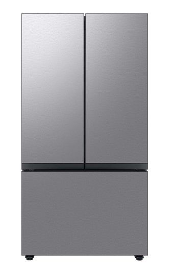 Photo 1 of Bespoke 3-Door French Door Refrigerator (30 cu. ft.) with AutoFill Water Pitcher in Stainless Steel
