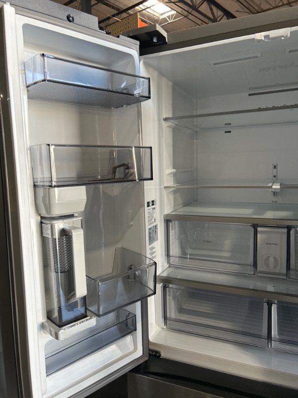 Photo 6 of **STOCK IMAGE IS A REFERENCE**  SAMSUNG RF30BB6200QL 30 Cu. Ft. Stainless Steel Bespoke 3-Door French Door Refrigerator