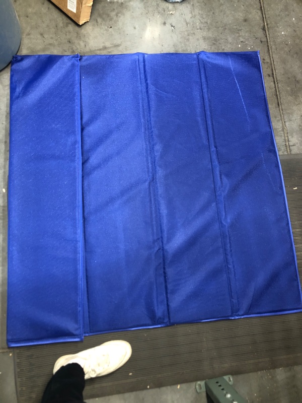 Photo 2 of (READ NOTES) Canvas Waterproof Fabric 6OZ 58 Inches Wide by The Yard (Royal Blue,1 Yard) 1yd Royal Blue