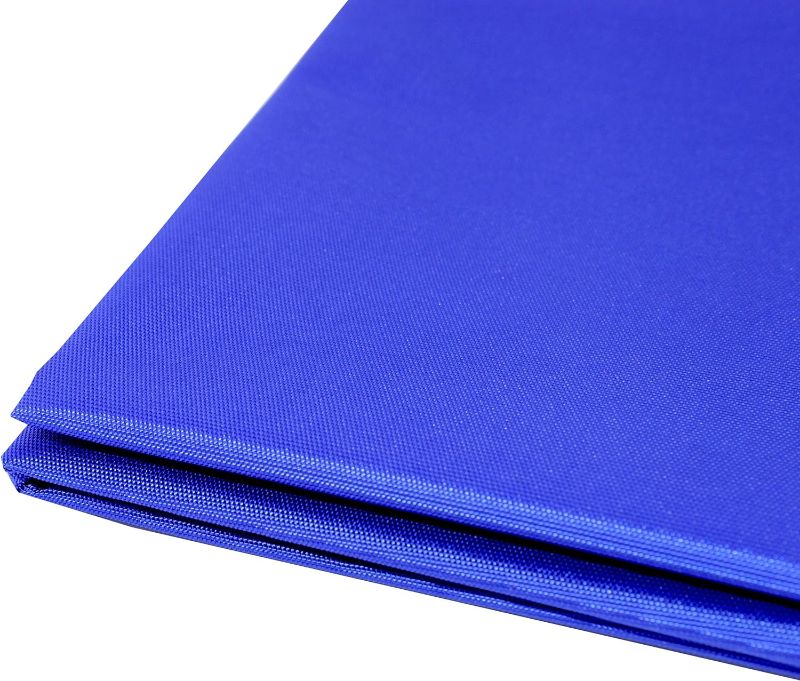 Photo 1 of (READ NOTES) Canvas Waterproof Fabric 6OZ 58 Inches Wide by The Yard (Royal Blue,1 Yard) 1yd Royal Blue