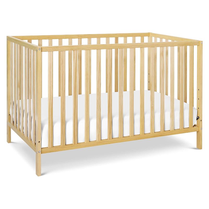 Photo 1 of (READ NOTES) DaVinci Union 4-in-1 Convertible Crib in STAINED NATURAL, Greenguard Gold Certified, 1 Count (Pack of 1)
