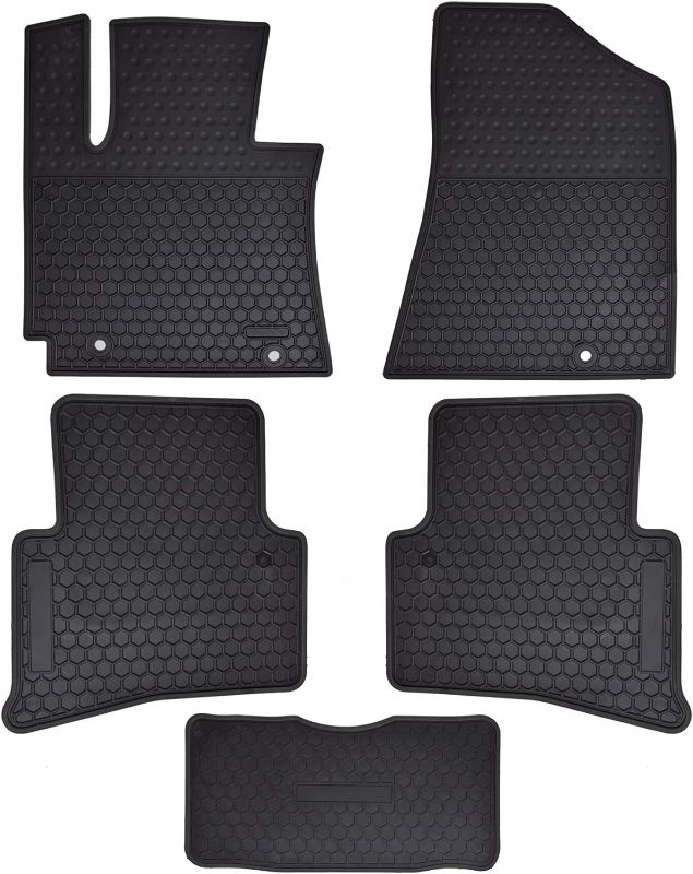 Photo 1 of (READ NOTES) 2023 for Honda Accord Floor Mats, 2024, TPE All Weather Protection Waterproof Anti-Slip 4 Pcs Front & 2nd Seat, Car Accessories 4Pcs