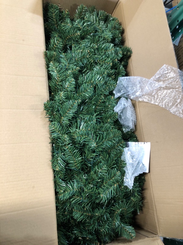 Photo 2 of (READ NOTES) 48 Inch 4 FT Large Christmas Wreath - Pre-lit Plug-in Outdoor Christmas Wreaths with 210 LED Lights, Hanger, Xmas Decorations for Door Outdoor Indoor Wall Home