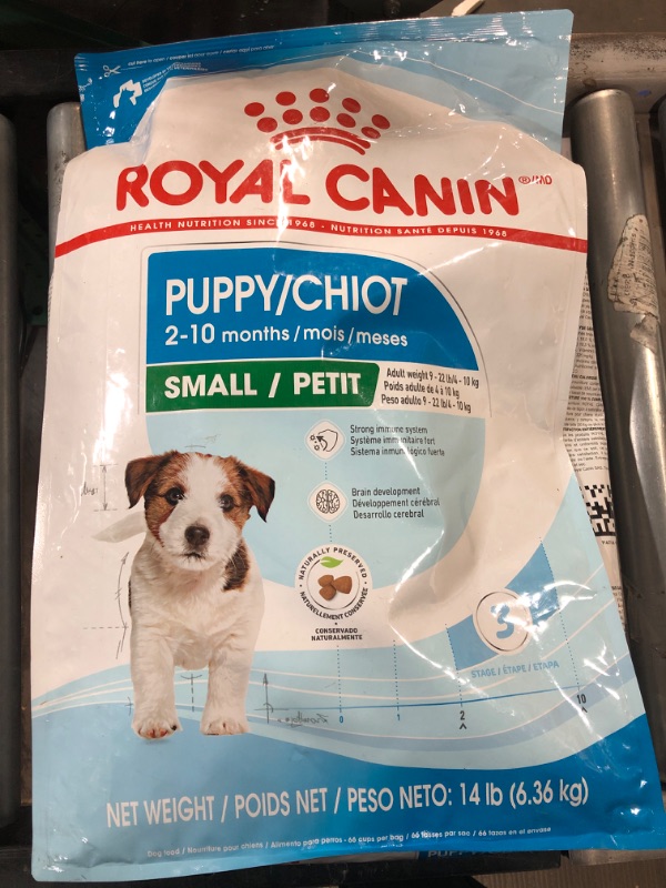 Photo 3 of (READ NOTES) Royal Canin Size Health Nutrition Small Puppy Dry Dog Food, 14 lb bag 14 Pound (Pack of 1)