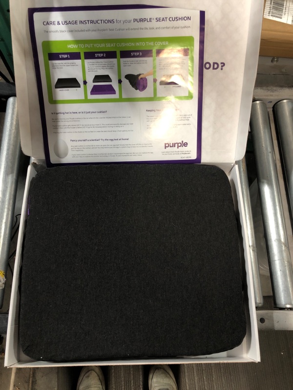 Photo 2 of (READ NOTES) Purple Royal Seat Cushion - Seat Cushion for The Car Or Office Chair - Temperature Neutral Grid