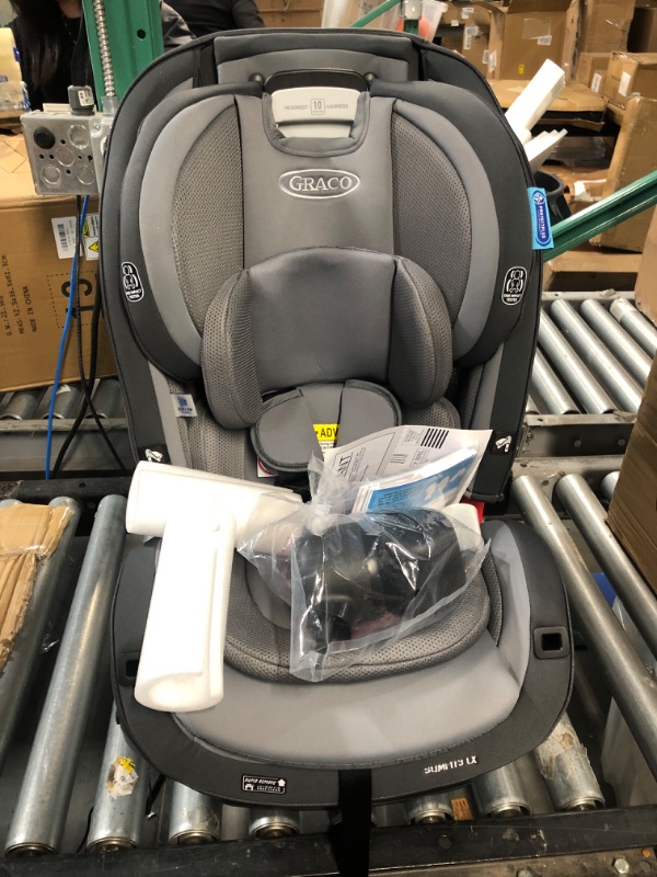Photo 2 of (READ NOTES) Graco SlimFit3 LX 3 in 1 Car Seat | Space Saving Car Seat Fits 3 Across in Your Back Seat, Kunningham SlimFit w/ 3-Across Fit Kunningham