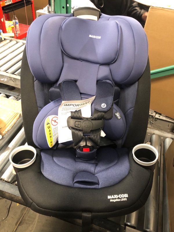 Photo 2 of (READ NOTES) Maxi-Cosi Magellan LiftFit All-in-One Convertible Car Seat, 5-in-1 Seating System for Children from Birth to 10 Years (5-100 lbs), Aegean Storm