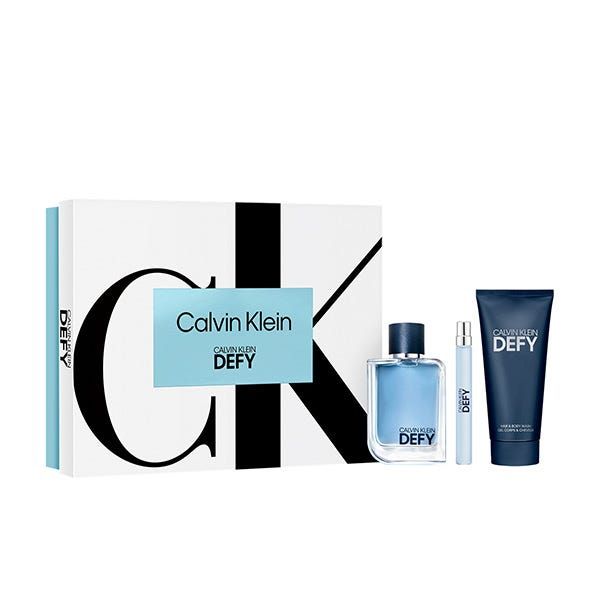 Photo 1 of ***USED - PACKAGING DAMAGED***
Calvin Klein Defy by Calvin Klein EDT SPRAY 3.4 OZ & SHOWER GEL 3.4 OZ & EDT SPRAY 0.33 OZ MINI for MEN
