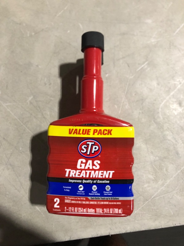 Photo 3 of STP Gas Treatment, Fuel Intake System Cleaner,Prevent Fuel Line Freeze. Prevent Deposit Buildup, 12 oz, 2 Pack