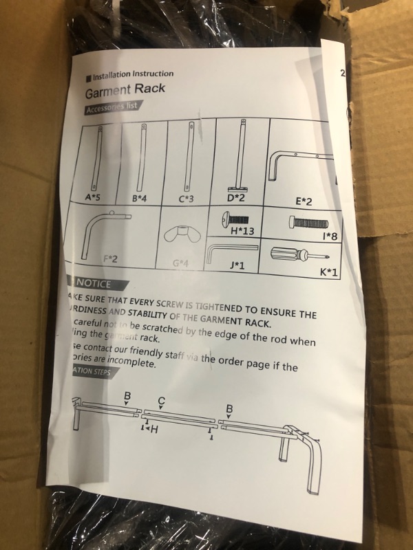 Photo 3 of (READ NOTES) Simple Houseware Garment Rack