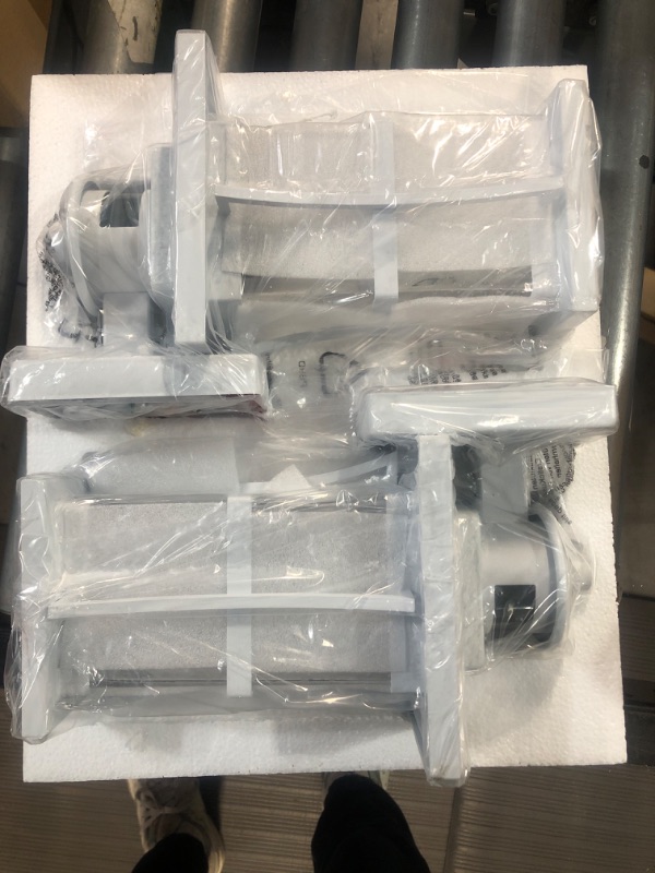 Photo 1 of 2 Packs White Motion Sensor Outdoor Lights - Advanced Dusk to Dawn Outdoor Lighting, Waterproof Exterior Light Wall Mount Fixtures, Anti-Rust Porch Outside Lights Wall Sconce for House, Garage, Square White-2-PACK