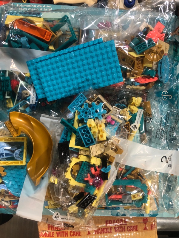 Photo 2 of (READ NOTES) LEGO Disney Princess Ariel's Underwater Palace 43207 Building Toy Set for Kids, Girls, and Boys Ages 6+ (498 Pieces) Frustration-Free Packaging