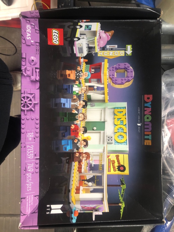 Photo 2 of (READ NOTES) LEGO Ideas BTS Dynamite 21339 Model Kit for Adults, Gift Idea for BTS Fun with 7 Minifigures of The Famous K-pop Band, Features RM, Jin, SUGA, j-Hope, Jimin, V and Jung Kook