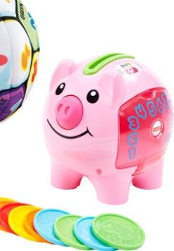 Photo 1 of (READ NOTES) Fisher-Price Learning with Laugh & Learn Smart Stages Piggy Bank