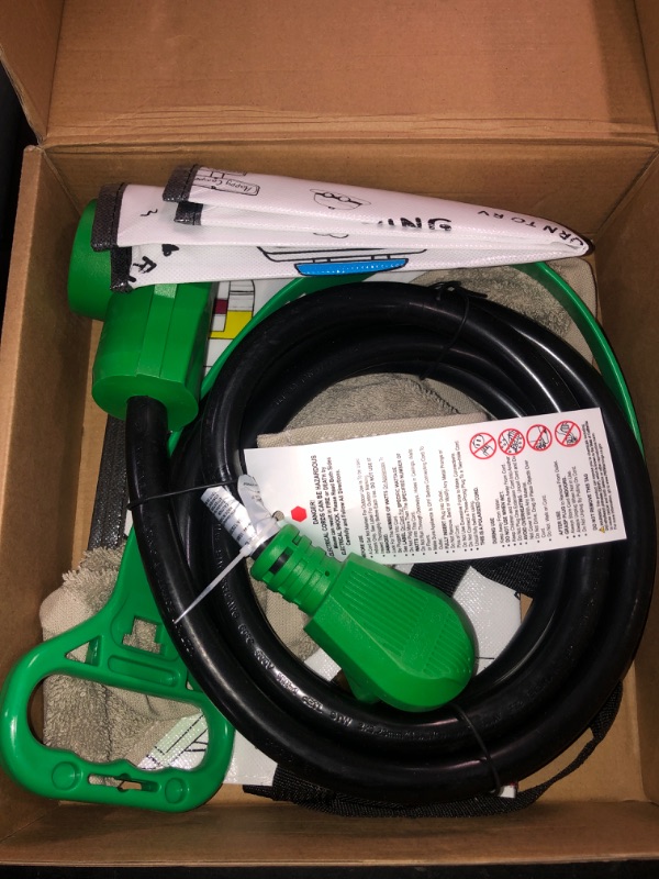 Photo 2 of (READ NOTES) RVMATE 3 Prong Dryer/EV Extension Cord 10 Feet, 30 Amp NEMA 10-30P to 10-30R 125V/250V Waterproof PVC Jacket, Perfect for Dryer Power Extension and Level 2 EV Charging, ETL Listed NEMA 10-30P/R 10 FT