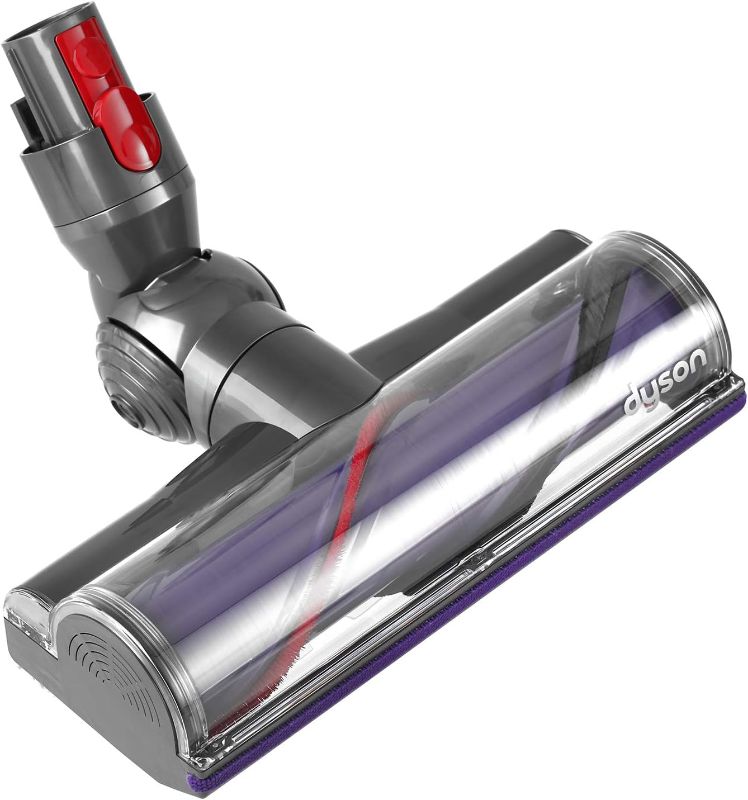 Photo 1 of (READ NOTES) Dyson V10 V12 Cyclone Cordless Vacuum Cleaner Direct Drive Cleaner Head Turbine Floor Tool, Grey & Purple
