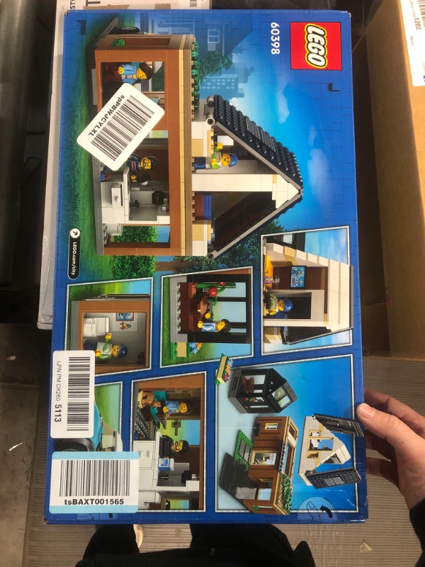 Photo 3 of (READ NOTES) LEGO City Family House and Electric Car 60398 Building Toy Set, Includes a Kitchen, 2 Bedrooms, Greenhouse, Solar Panels Plus 3 Minifigures and a Puppy, Gift Idea for Ages 6+