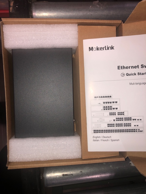 Photo 2 of (READ NOTES) MokerLink 8 Port 2.5G Ethernet Managed Switch, 8 x 2.5GBASE-T Ports, Compatible with 10/100/1000Mbps, L2 Web Managed Fanless Network Switch 8x2.5G Managed