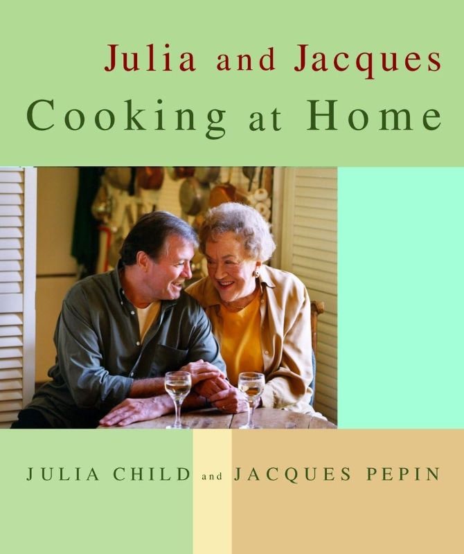 Photo 1 of (READ NOTES) Julia and Jacques Cooking at Home: A Cookbook (HARDCOVER) 