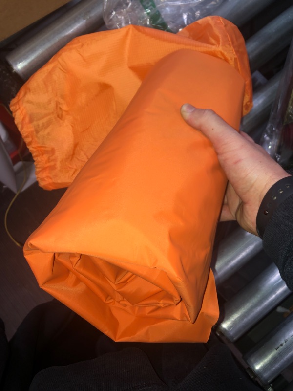 Photo 1 of (READ NOTES) INFLATABLE SLEEPING PAD ORANGE | GENERAL POST