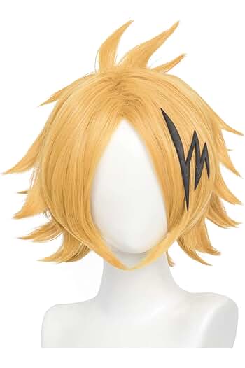 Photo 1 of Alacos Unisex Cosplay Short Straight Hair 