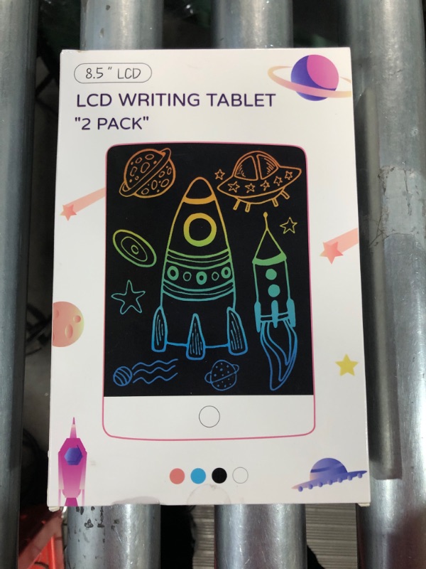 Photo 2 of 2 Pack LCD Writing Tablets for Kids Colorf