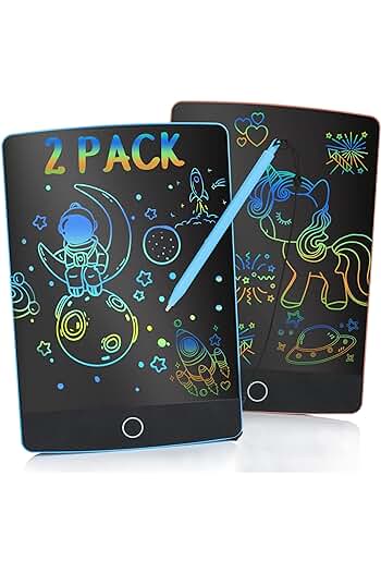 Photo 1 of 2 Pack LCD Writing Tablets for Kids Colorf