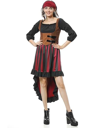 Photo 1 of Colorful House Women Pirate Halloween XL