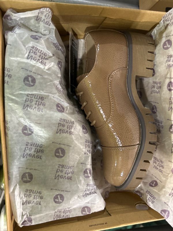 Photo 1 of JABASIC Women Platform Oxford Shoes Mid Heel Lac 5