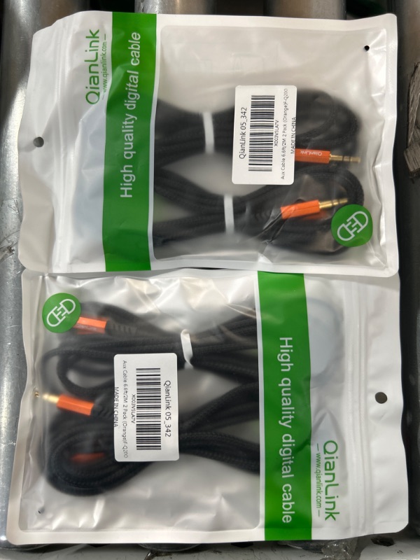 Photo 2 of 2pk-Davitu Cables, Adapters & Sockets - Aux cable 3.5mm 