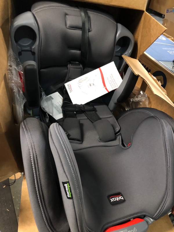 Photo 3 of Britax Grow with You ClickTight Harness-2-Booster Car Seat, Cool N Dry - Cool Flow Moisture Wicking Fabric ClickTight Cool n Dry