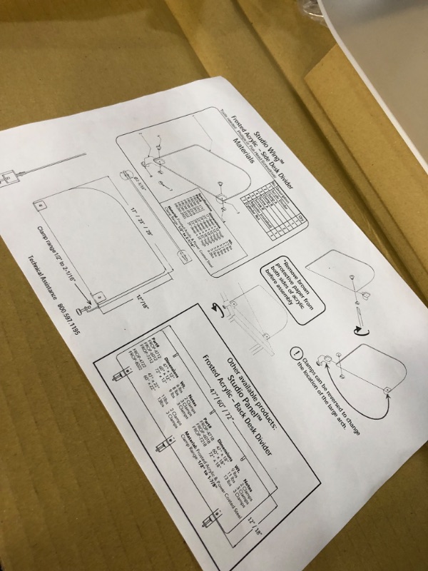 Photo 4 of VaRoom - Desk Divider and Desk Dividers for Students. Desk Privacy Panel and Privacy Shields for Student Desks. Privacy Divider. Frosted Acrylic Clamp-on Desk Partition - 23” W x 18”H Divider