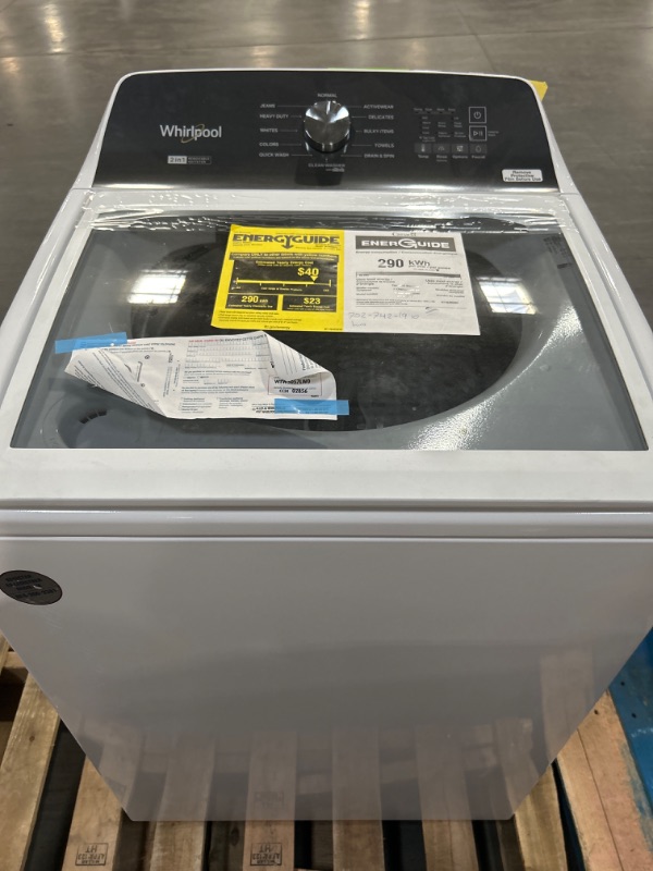 Photo 4 of Whirlpool 2 in 1 Removable Agitator 4.7-cu ft High Efficiency Impeller and Agitator Top-Load Washer 