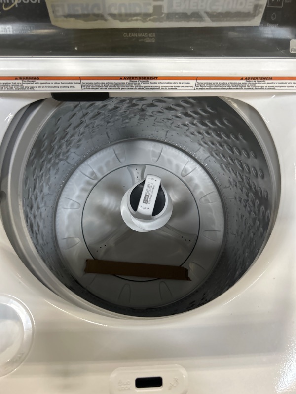 Photo 6 of Whirlpool 2 in 1 Removable Agitator 4.7-cu ft High Efficiency Impeller and Agitator Top-Load Washer 