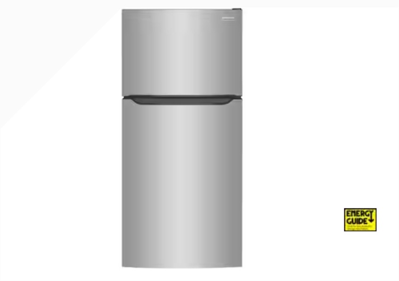 Photo 1 of Frigidaire Garage-Ready 18.3-cu ft Top-Freezer Refrigerator (Easycare Stainless Steel)