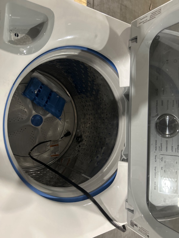 Photo 5 of GE Profile 5-cu ft High Efficiency Impeller Smart Top-Load Washer (White) ENERGY STAR