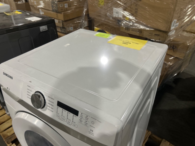 Photo 8 of Samsung 4.5-cu ft High Efficiency Stackable Front-Load Washer (White) ENERGY STAR