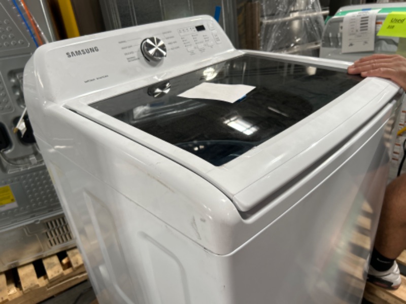 Photo 8 of Samsung 4.5-cu ft Impeller Top-Load Washer (White)