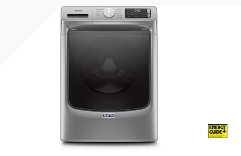 Photo 1 of Maytag 4.5-cu ft High Efficiency Stackable Steam Cycle Front-Load Washer (Metallic Slate) ENERGY STAR